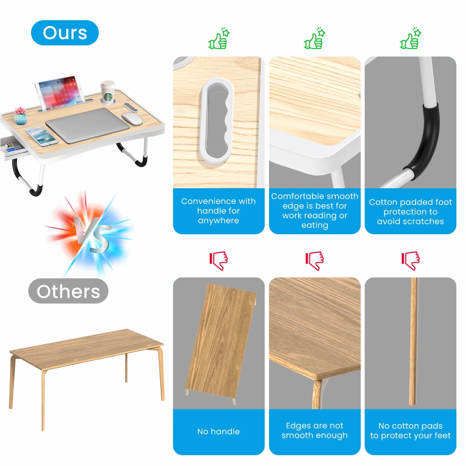 Foldaway Laptop Bed Table